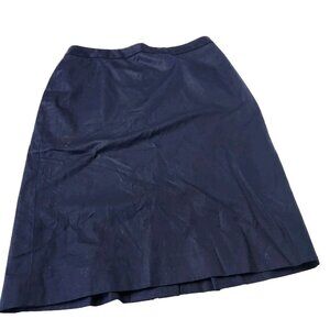 J. Crew Women's Size 6 Original Fit Women's Skirt Navy Ruffled Back